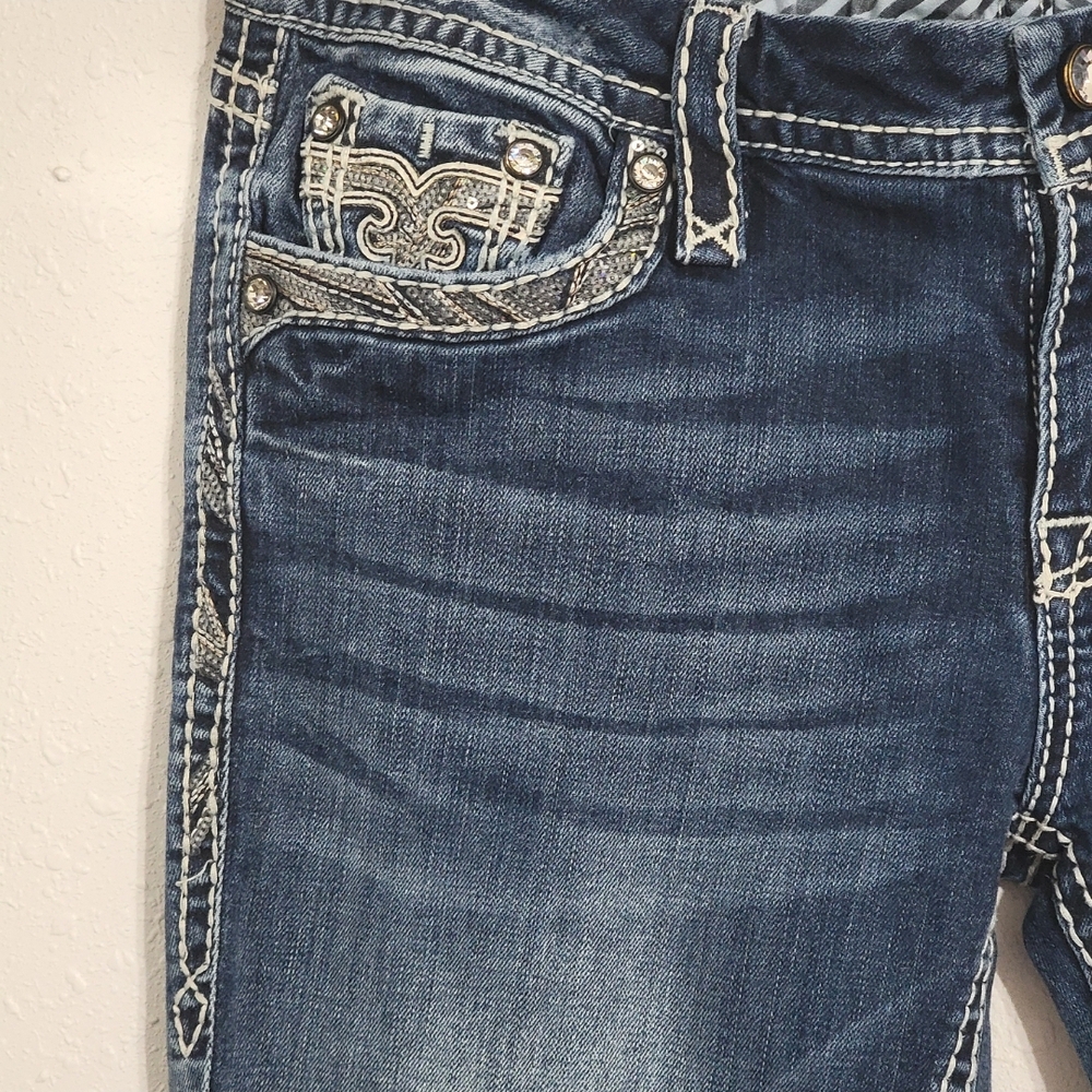 Rock Revival Women's Jeans Size 30 Jazlyn - Picture 4 of 11